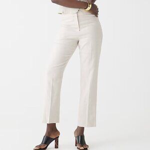 Brand New w/ Tags, JCREW Kate Straight Leg in Stretch Linen, OOP